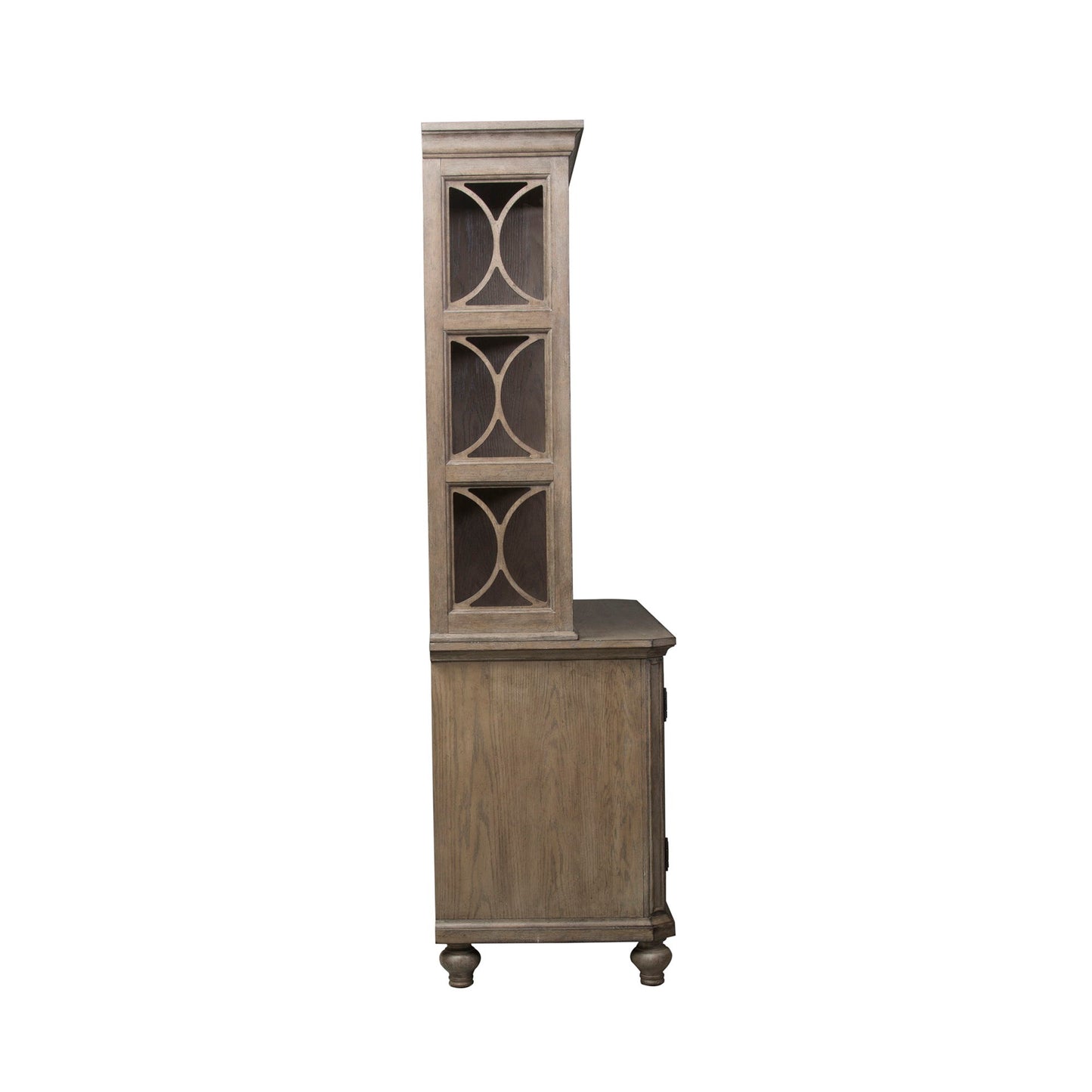 Simply Elegant - Credenza Hutch - Heathered Taupe