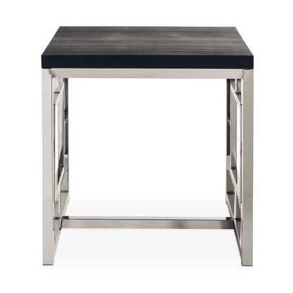 Ezra - 24" End Table - Chrome