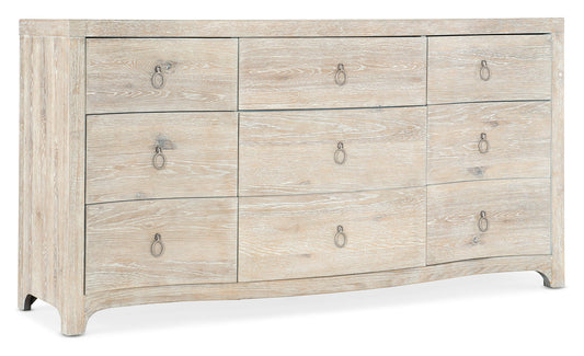 Serenity - Harbour 9-Drawer Dresser - Beige