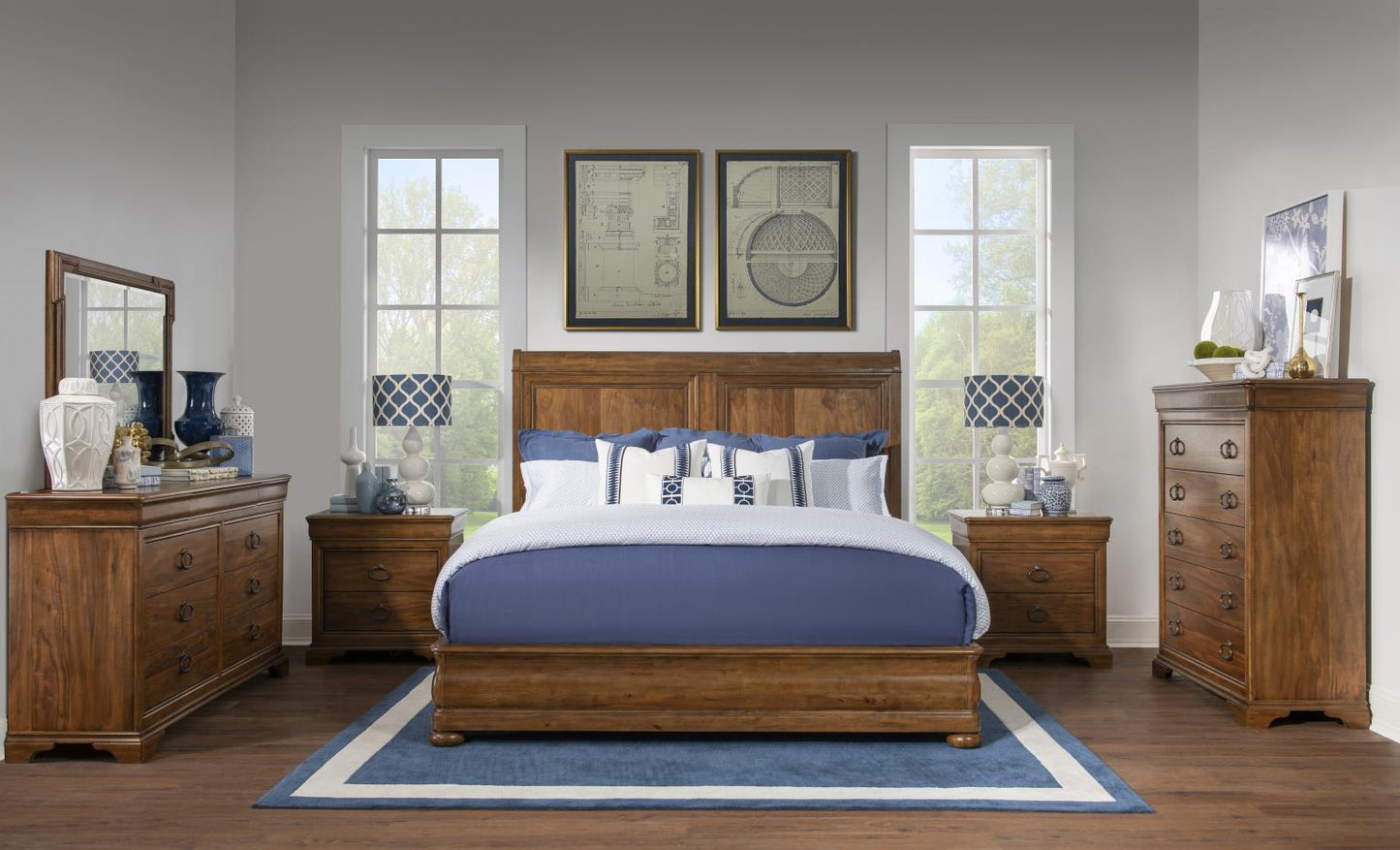Echelon - Drawer Nightstand - Heritage Walnut