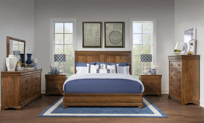 Echelon - Complete Upholstered Sleigh Bed