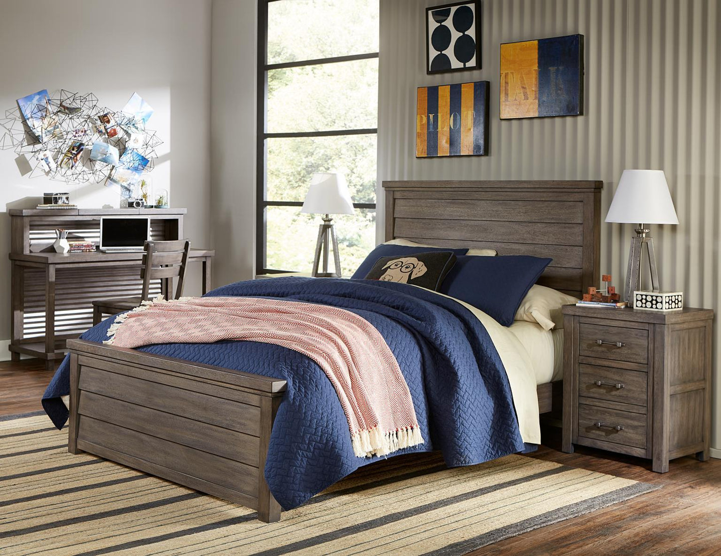 Bunkhouse - Nightstand - Dark Brown