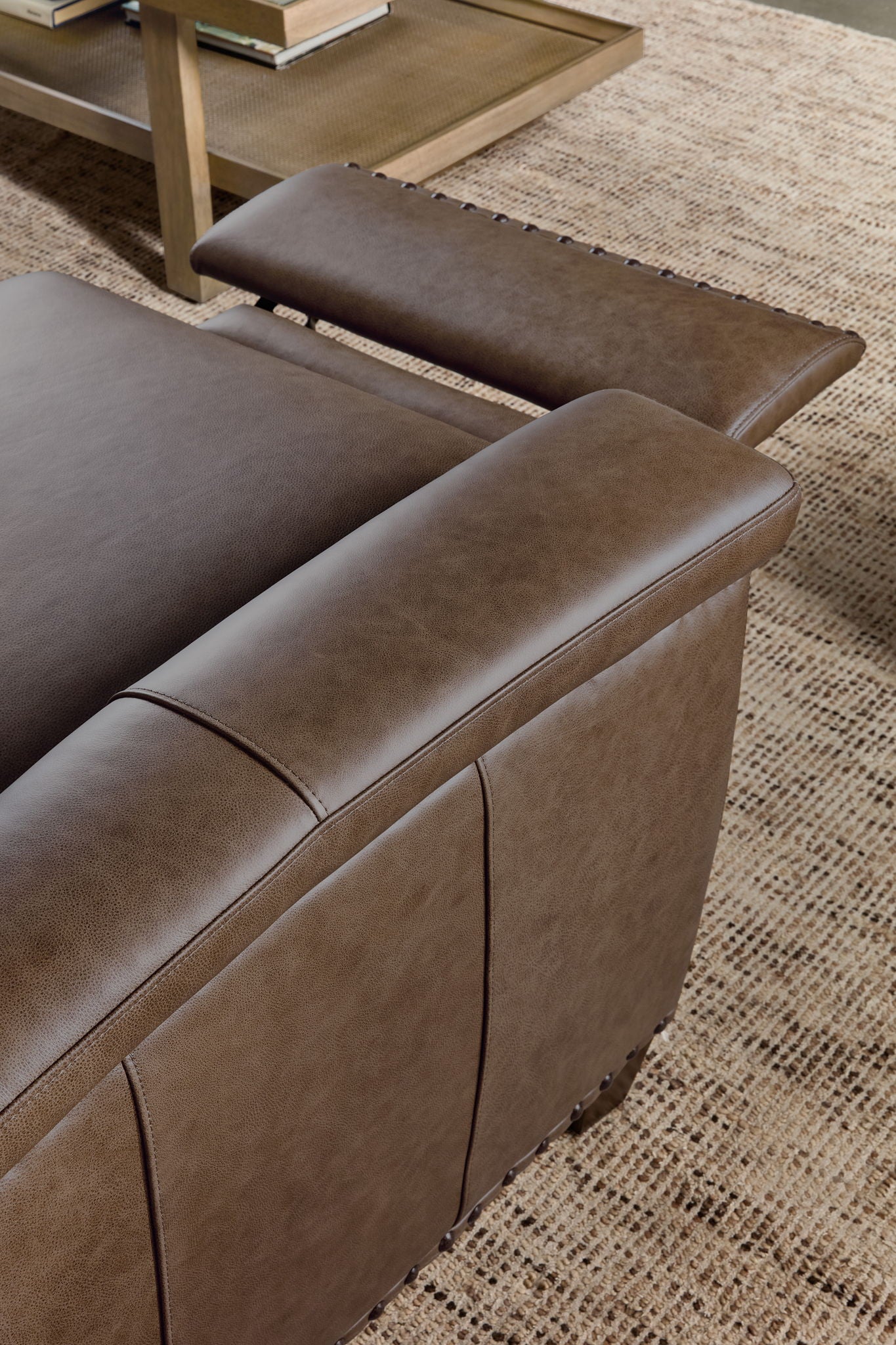 MS - Julian Zero Gravity Power Recliner with Power Headrest - Dark Brown