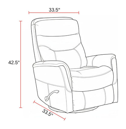 Gemini - Swivel Glider Recliner (Set of 2)