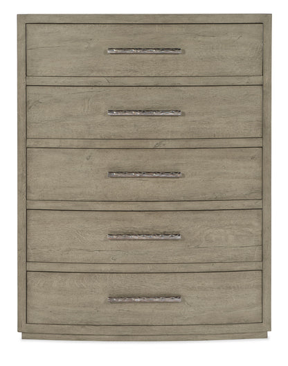 Linville Falls - Pisgah 5-Drawer Chest - Gray