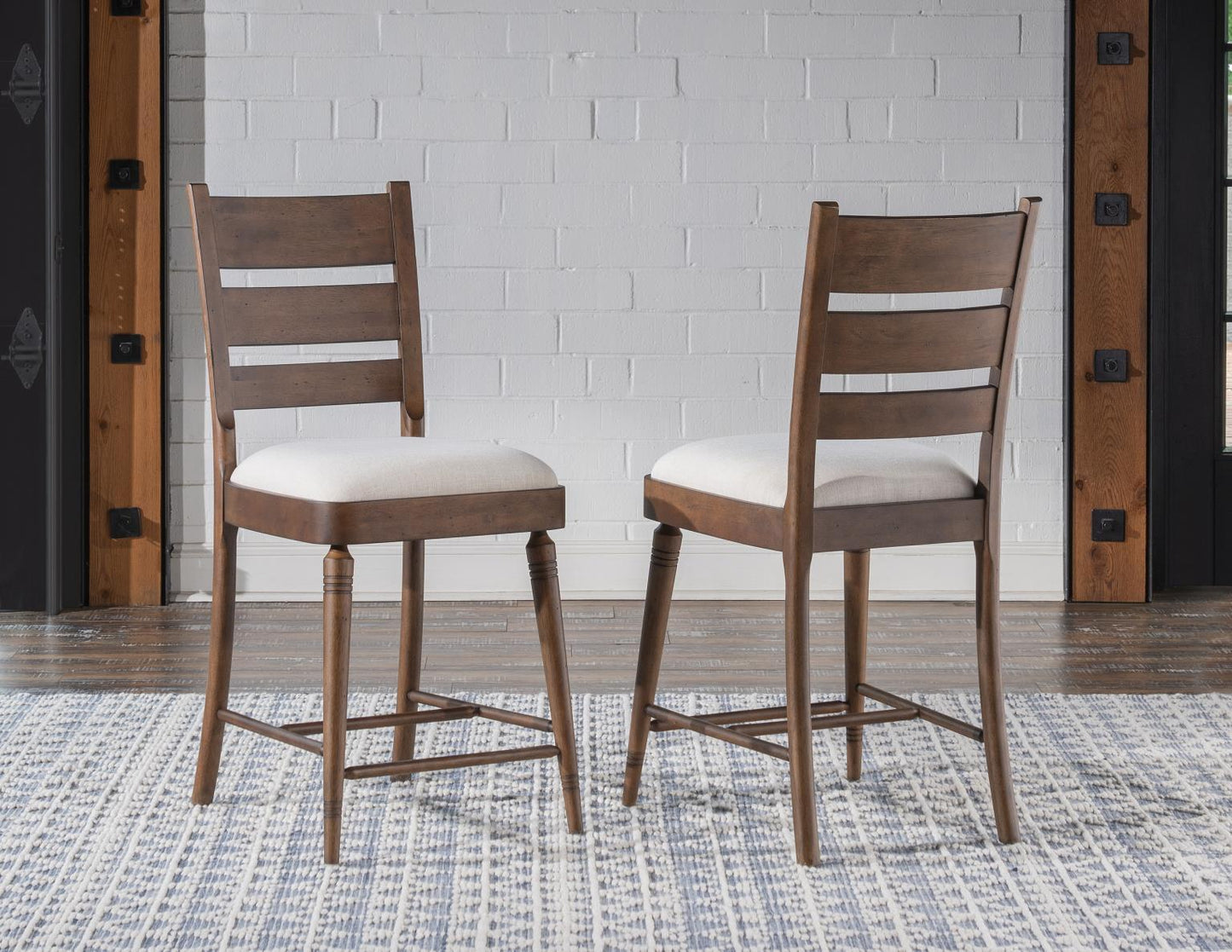 Lake House - Ladder Back Counter Height Stool (Set of 2)