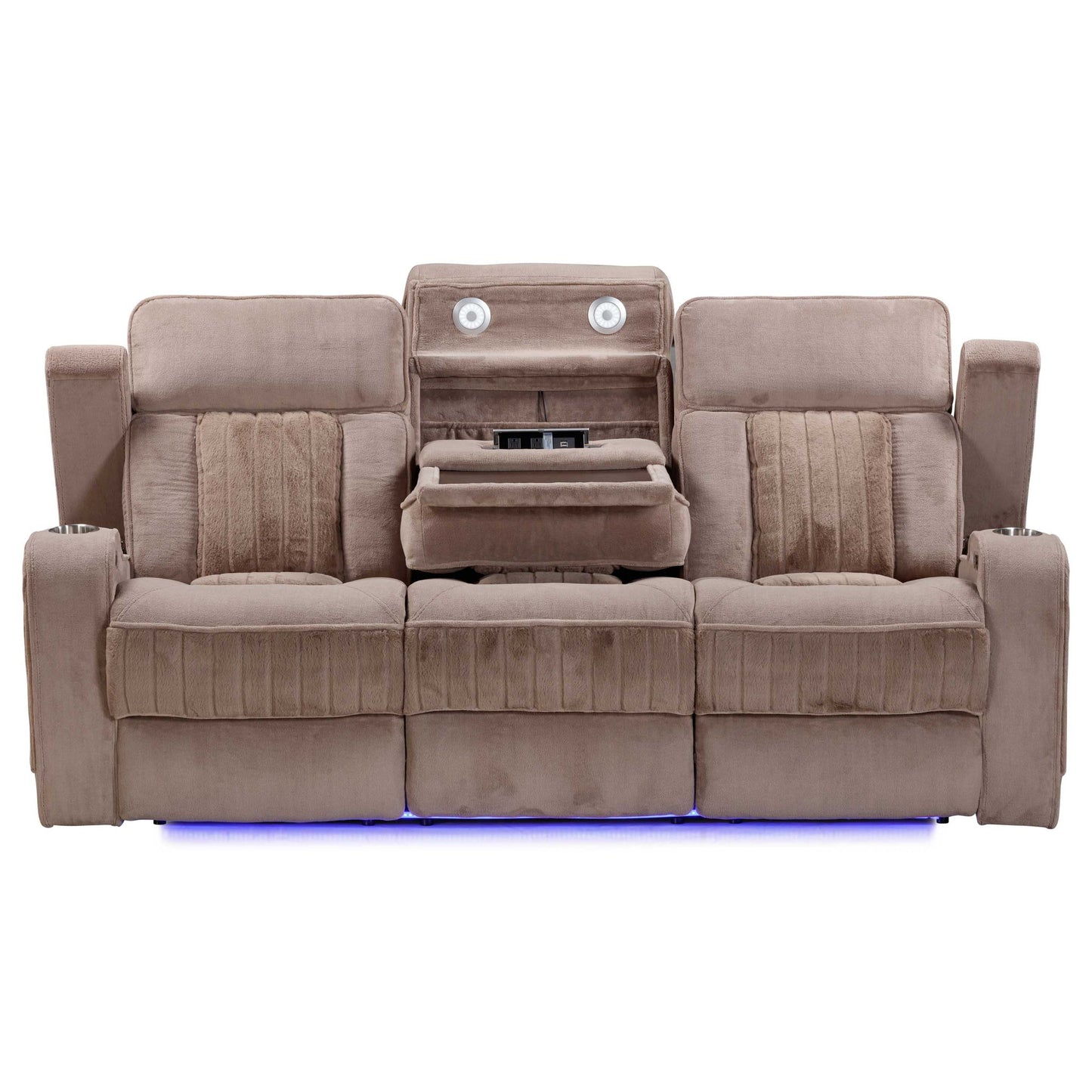 Equinox - Power Reclining Sofa With Drop Down Table
