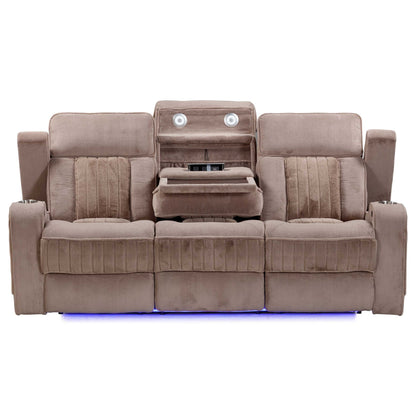 Equinox - Power Reclining Sofa With Drop Down Table