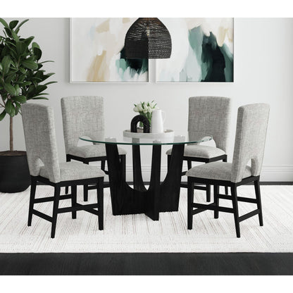 Oregon - Round Table With Glass Top