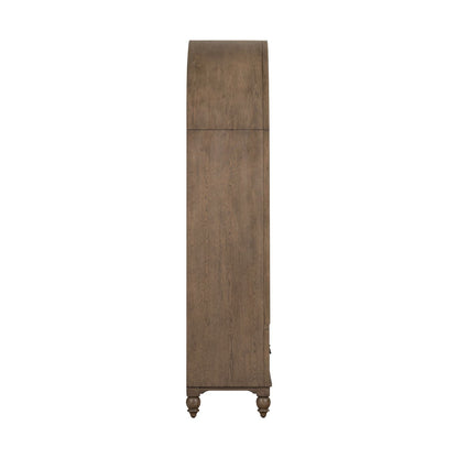 Lindsey Farm - Counter Height Swivel Chair - Natural & Brown