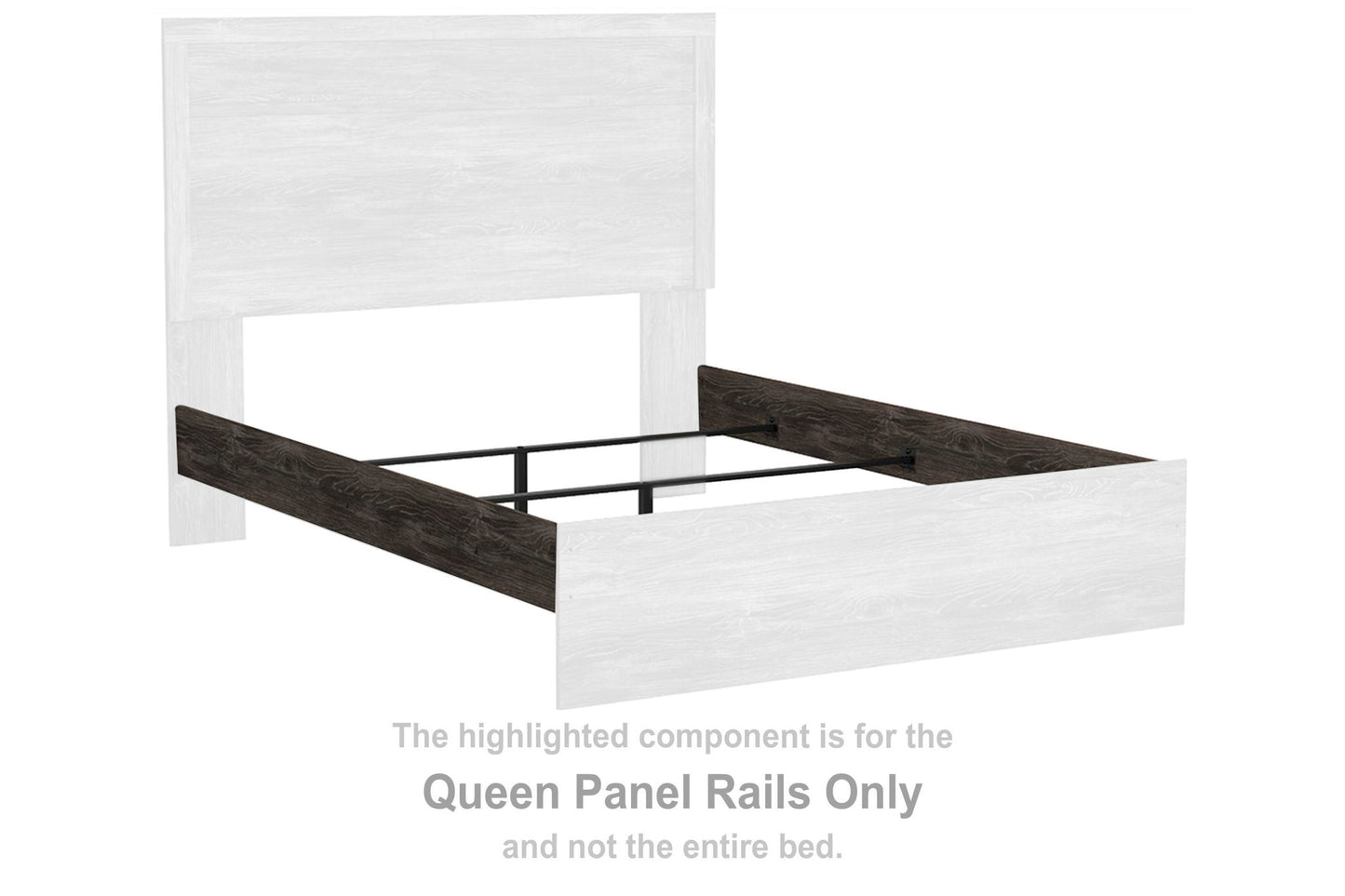 Ralinksi - Queen Panel Rails - Gray