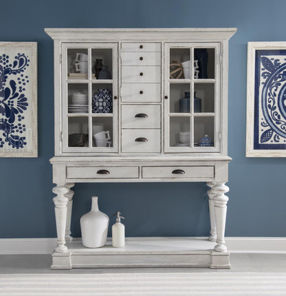 Cottage Park - Credenza Hutch - White