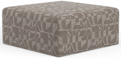 Zeke - Cocktail Ottoman - Cloud