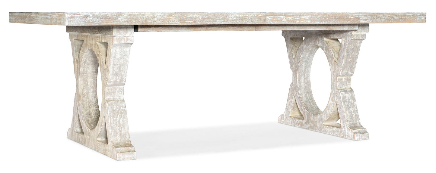 Serenity - Topsail Rectangle Dining Table With 2-18" Leaves - Beige
