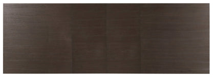 Curata - Rectangle Dining Table With 2-20" Leaves - Dark Brown