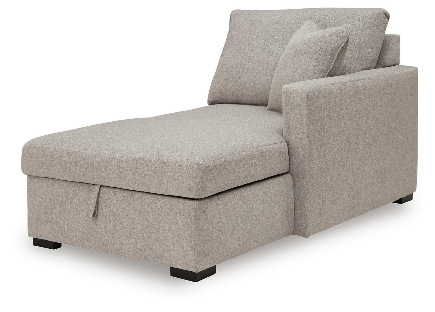 ModMax Luxe - RAF Corner Chaise With Storage - Flint