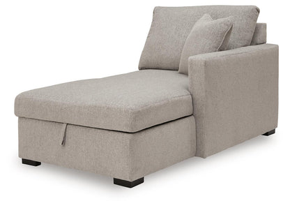 ModMax Luxe - RAF Corner Chaise With Storage - Flint