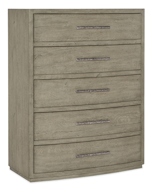 Linville Falls - Pisgah 5-Drawer Chest - Gray