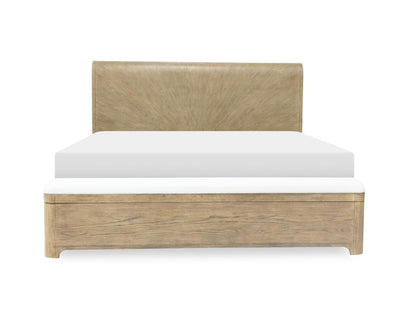 Flow - Complete Panel Bed With Storage Footboard