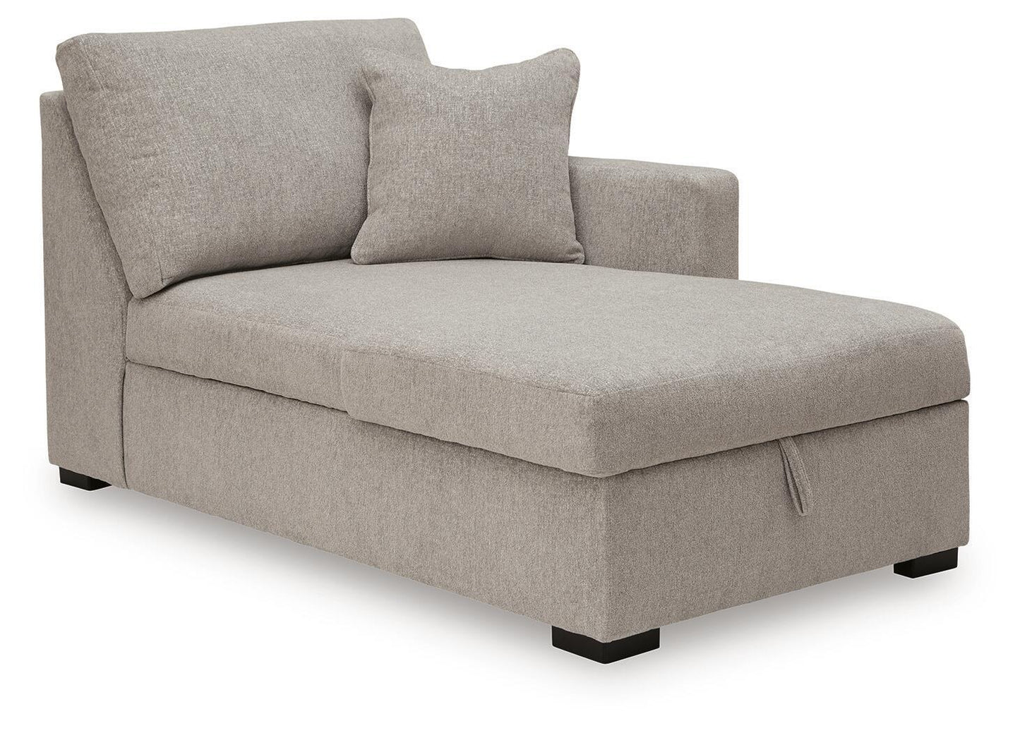 ModMax Luxe - RAF Corner Chaise With Storage - Flint