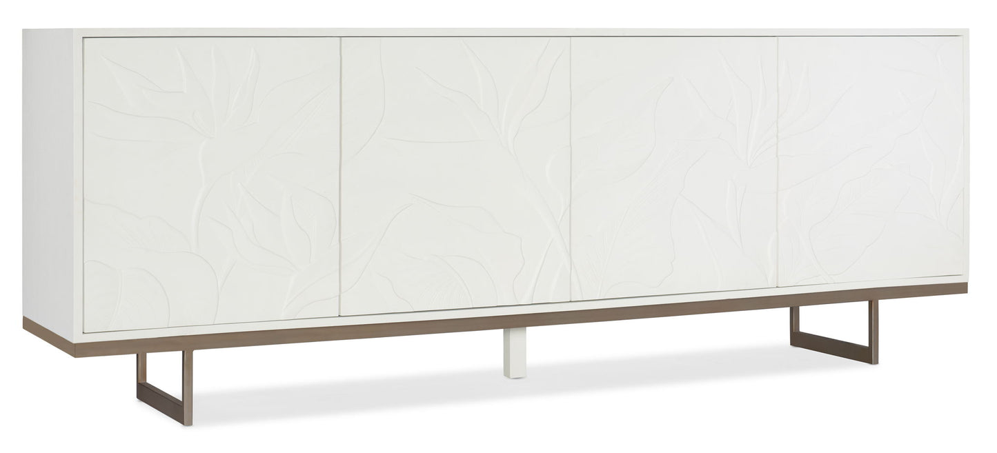 Melange - Passerine 4-Door Credenza - White