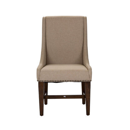 Armand - Upholstered Side Chair - Antique Brownstone