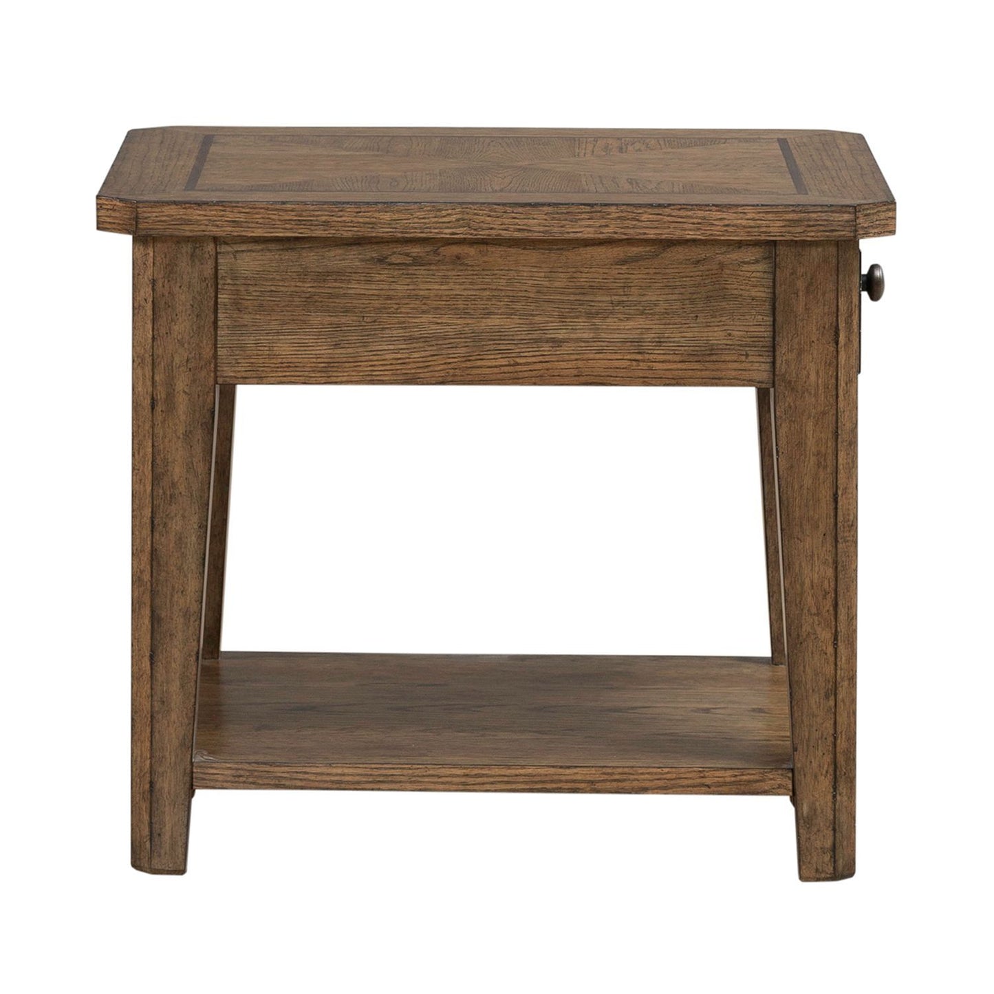 Carolina Park - End Table - Amber Brown