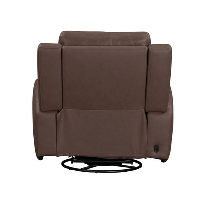 Beckham - Swivel Glider Recliner P2 - Aline Saddle