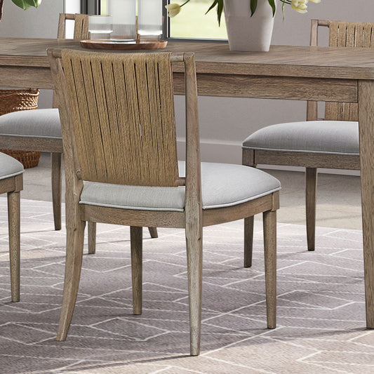 Sheridan Pointe - Corded Back Side Chair - Vintage Natural