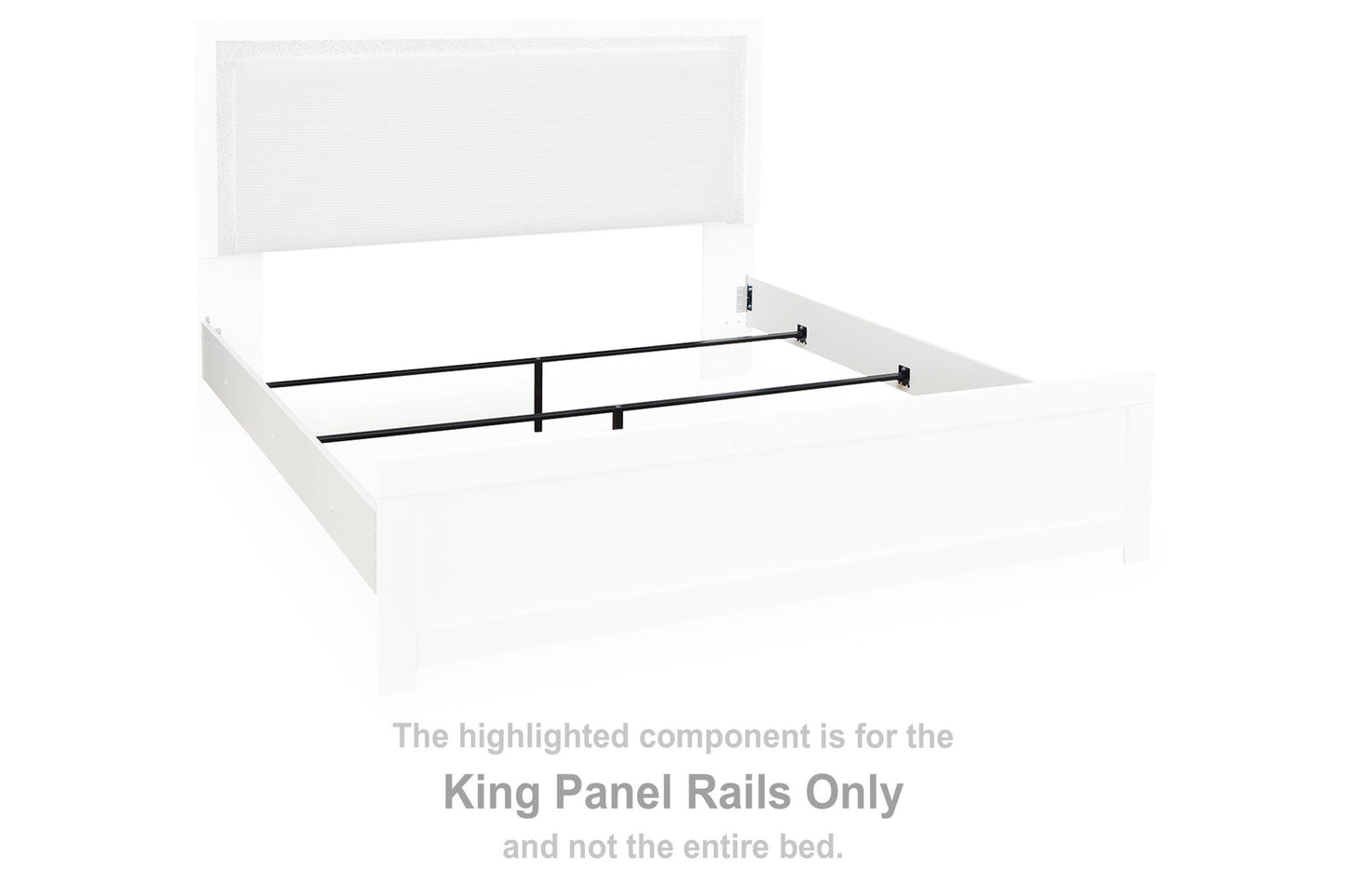 Maeling - King Panel Rails - White