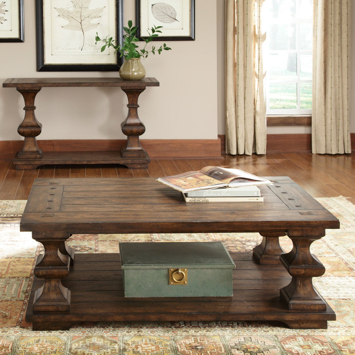 Sedona - 3 Piece Table Set (1 Cocktail 2 End Tables) - Kona Brown