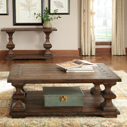 Sedona - 3 Piece Table Set (1 Cocktail 2 End Tables) - Kona Brown