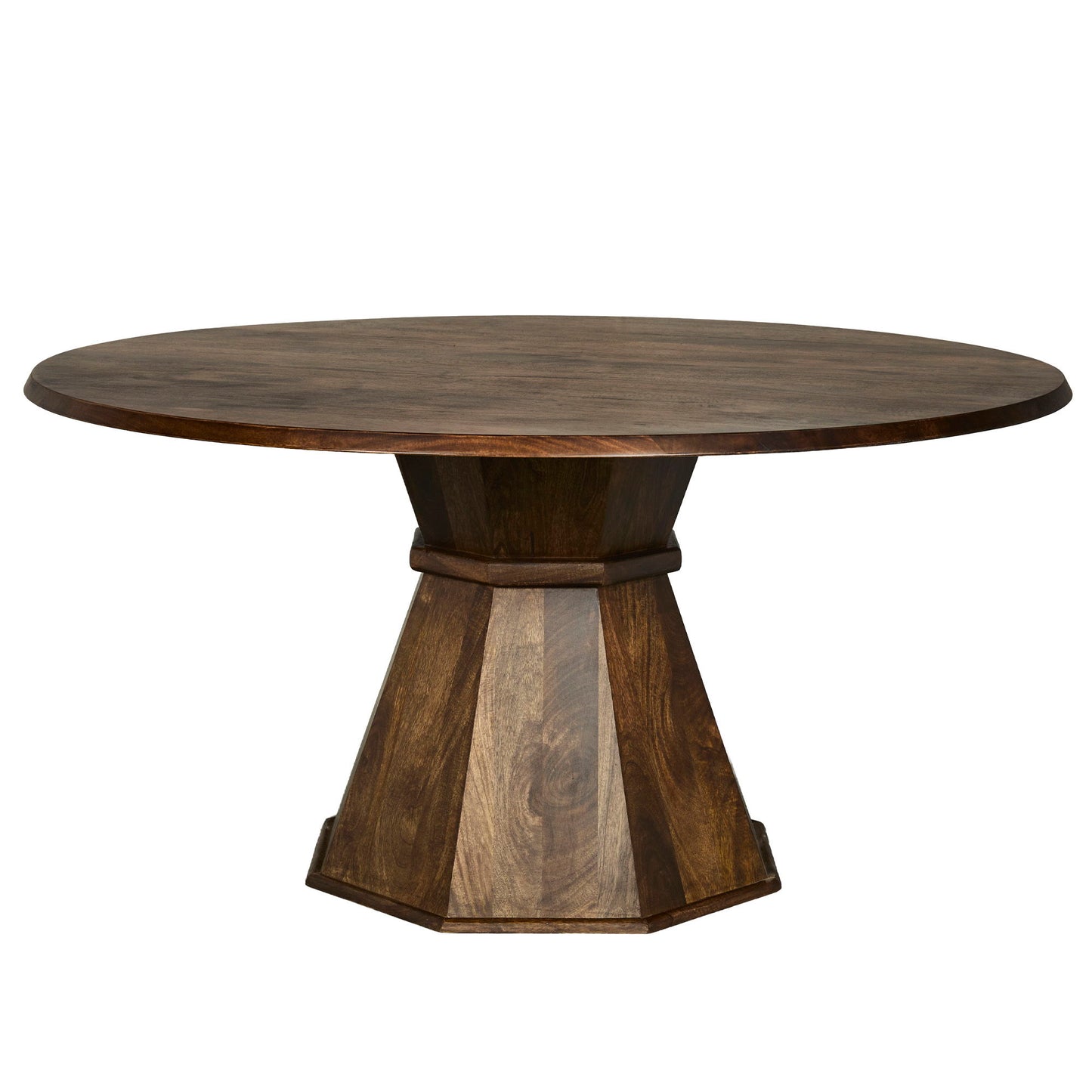 Portico - Dining 60" Round Table - Warm Brown