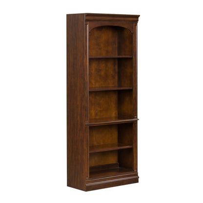 Brayton Manor - Jr Executive Open Bookcase - Cognac