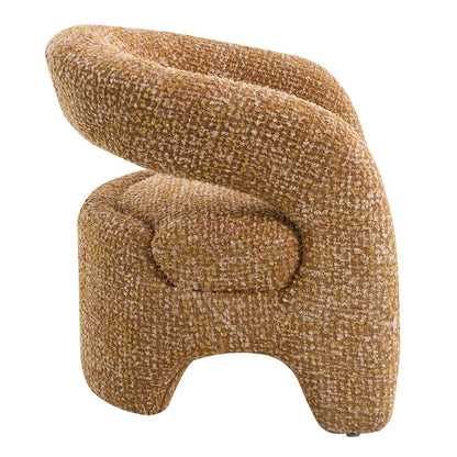 Pelia - Accent Chair - Orange Tweed