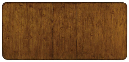 Tynecastle - Rectangle Leg Dining Table With Two 18" Leaves - Dark Brown