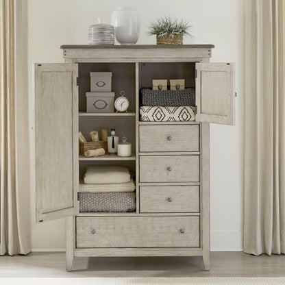 Ivy Hollow - Door Chest - Weathered Linen / Dusty Taupe