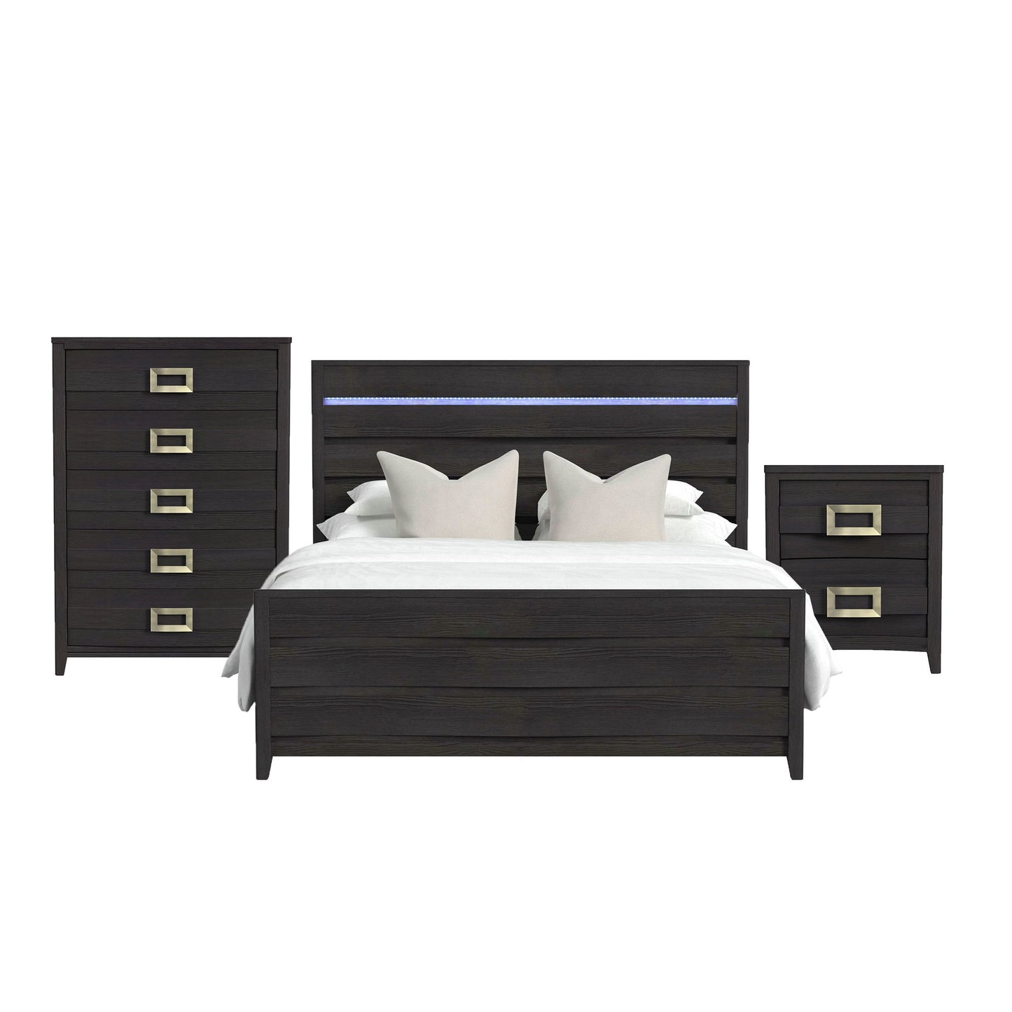 Tobias - Bedroom Set With LED