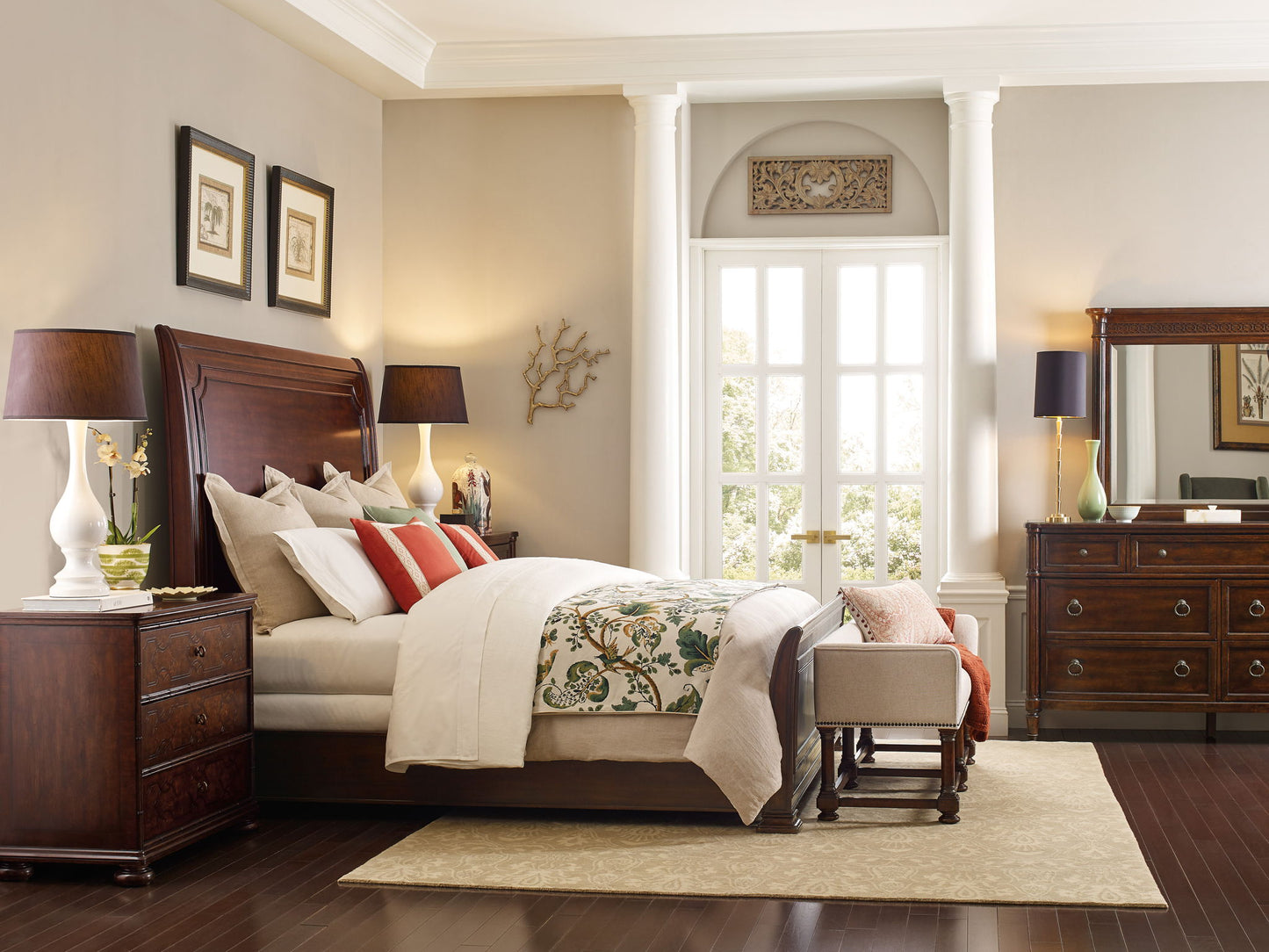 Charleston - Sleigh Bed