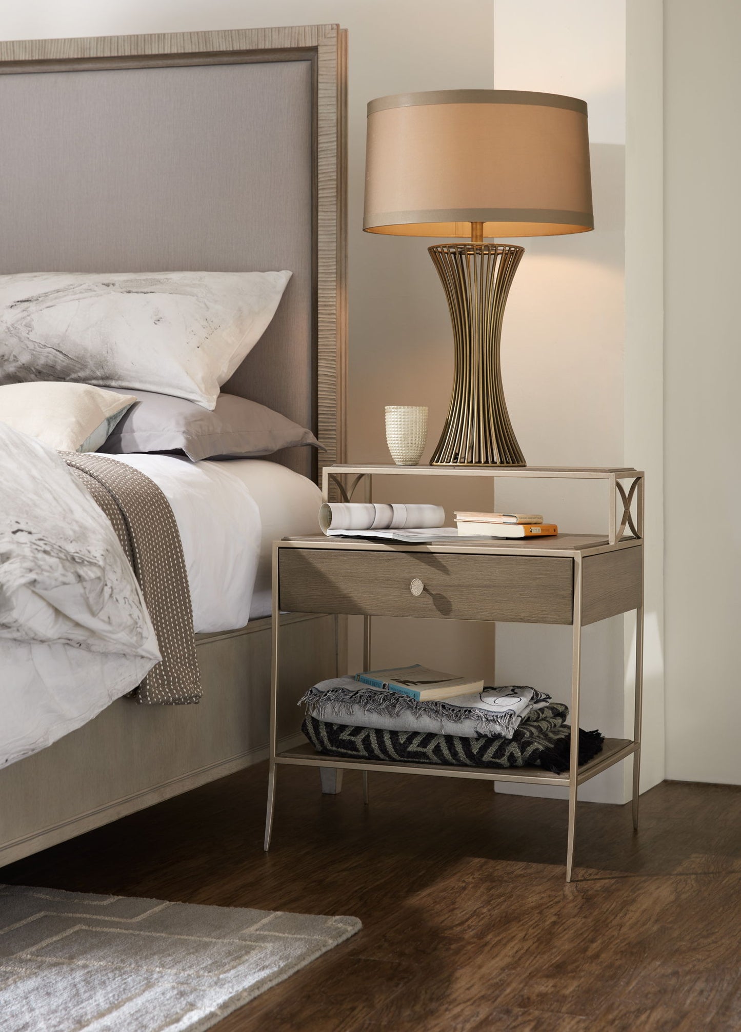 Elixir - Leg Nightstand - Dark Gray