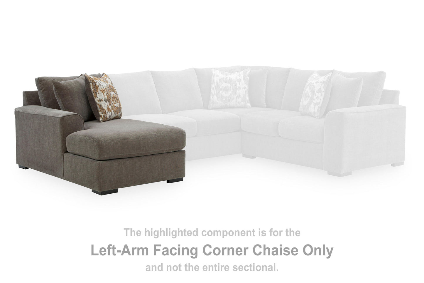 Larson Levee - LAF Corner Chaise - Espresso