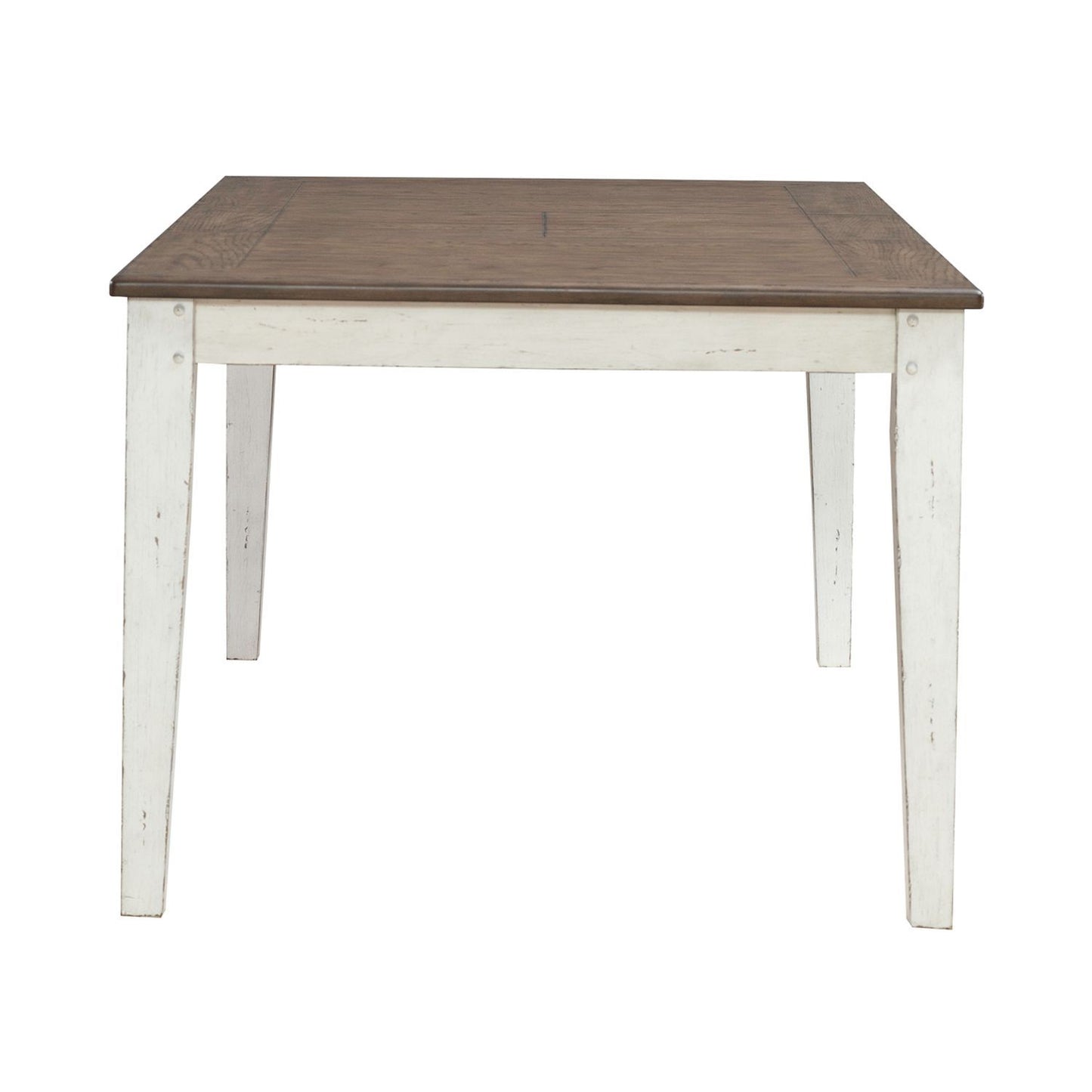 Al Fresco - Rectangular Leg Table - Graphite & Whitestone