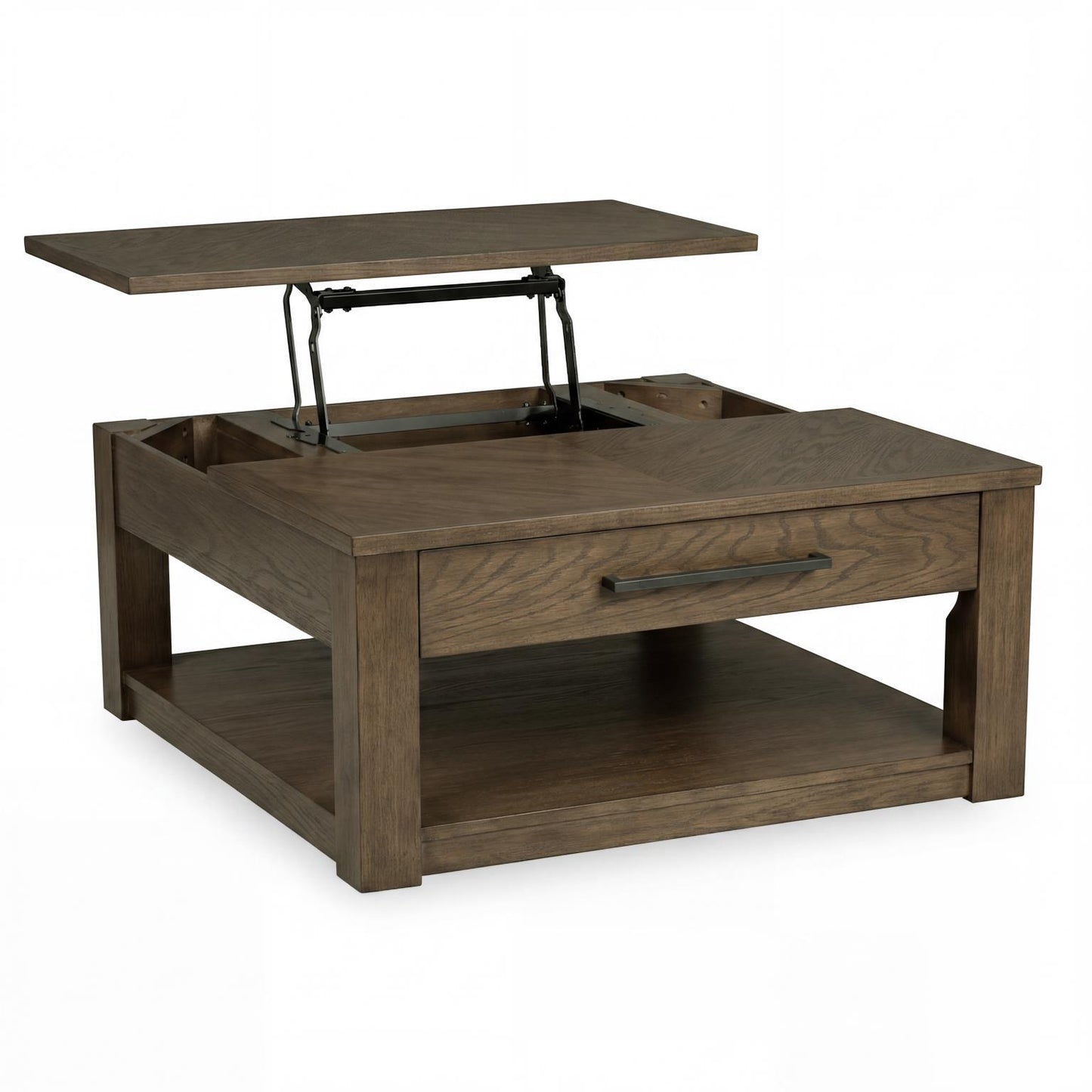 Ellison - Lift Top Cocktail Table With Casters - Desert Oak