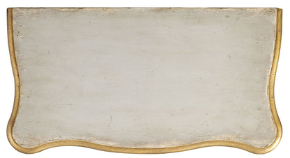 Home Accent - French 2-Drawer Chest - Pearl Silver