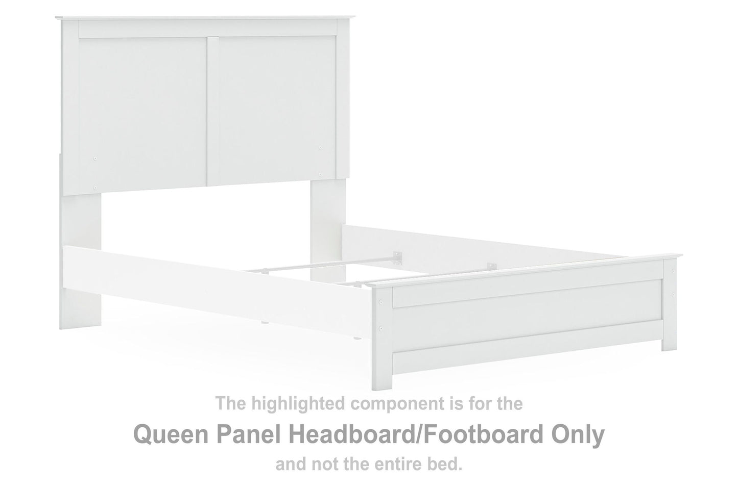 Bostwick Shoals - Queen Panel Headboard/Footboard - White