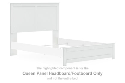 Bostwick Shoals - Queen Panel Headboard/Footboard - White