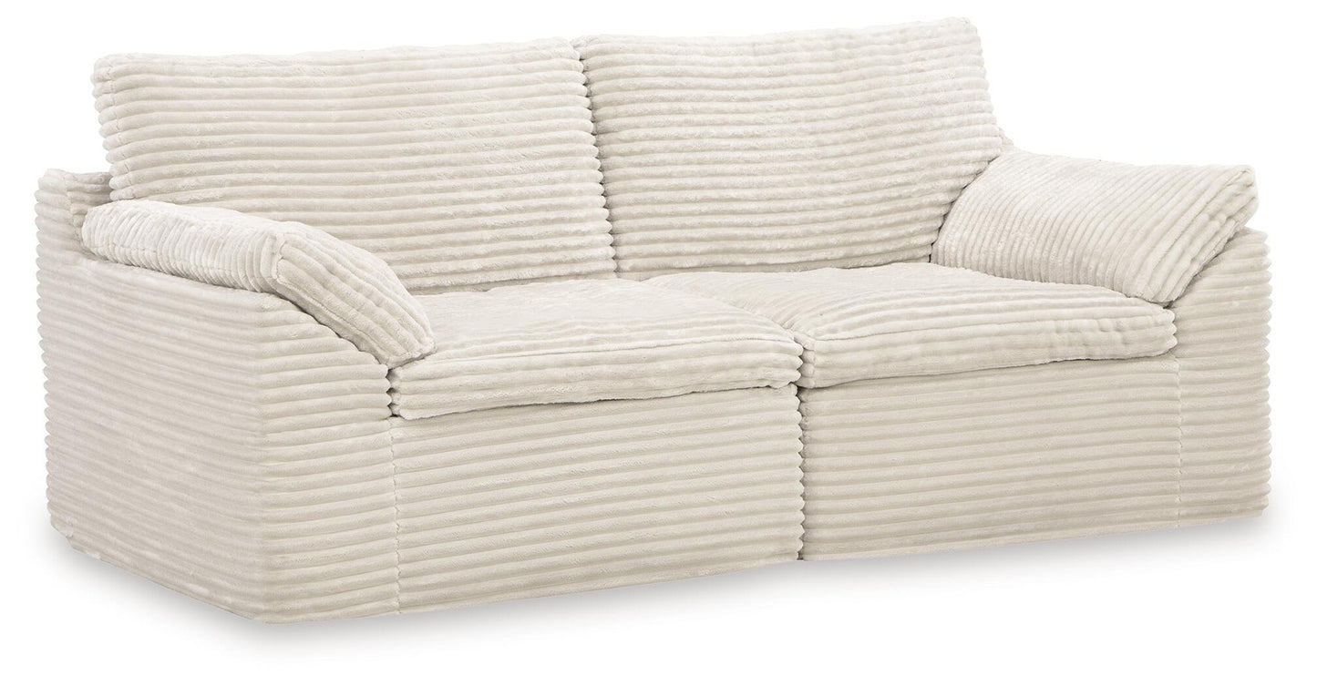 Fannin - LAF / RAF Corner Chair (Set of 2) - Ivory