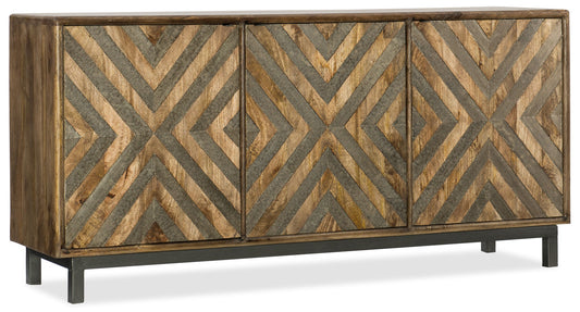 Home Accent - 69" Serramonte Entertainment/Accent Console - Light Brown