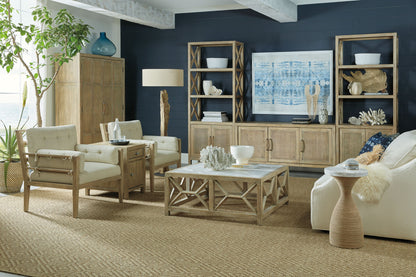 Surfrider - Small Media Console - Light Brown