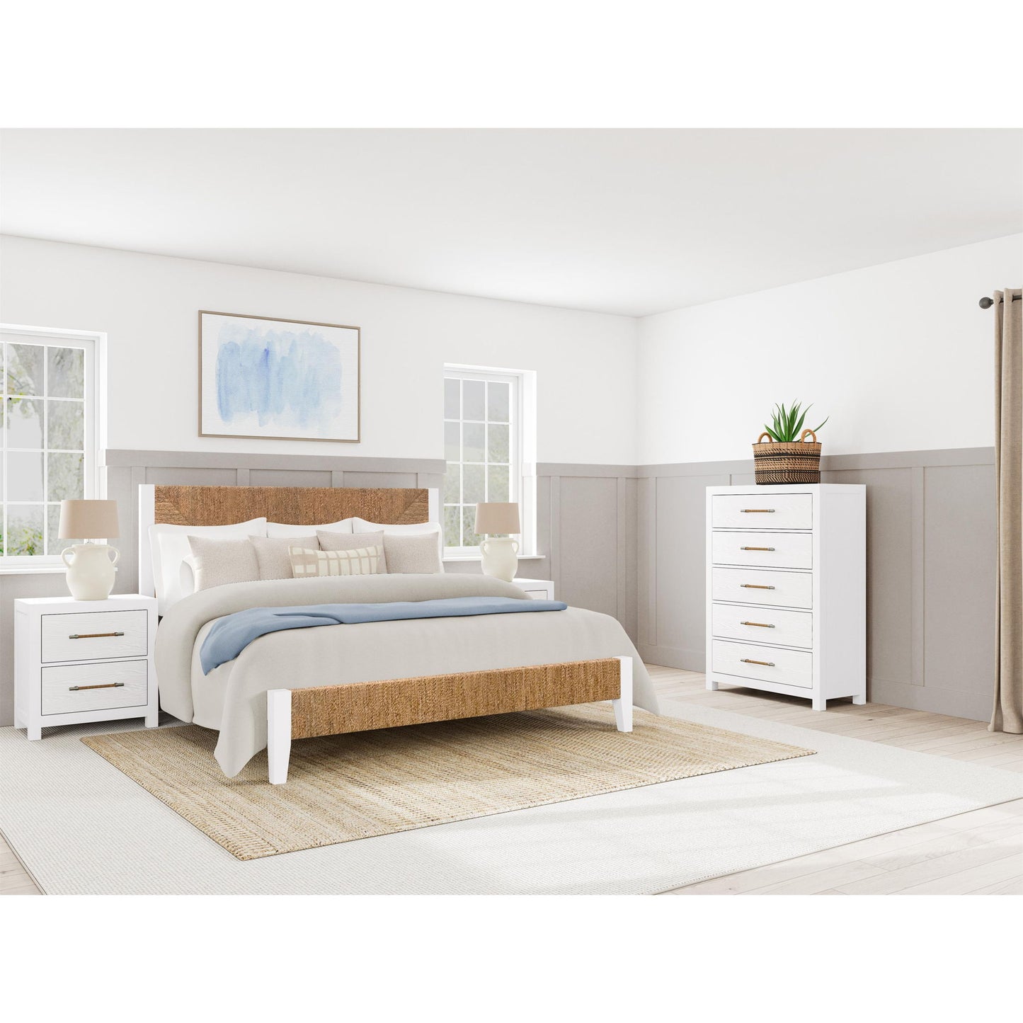Rosalie - Two Drawer Nightstand